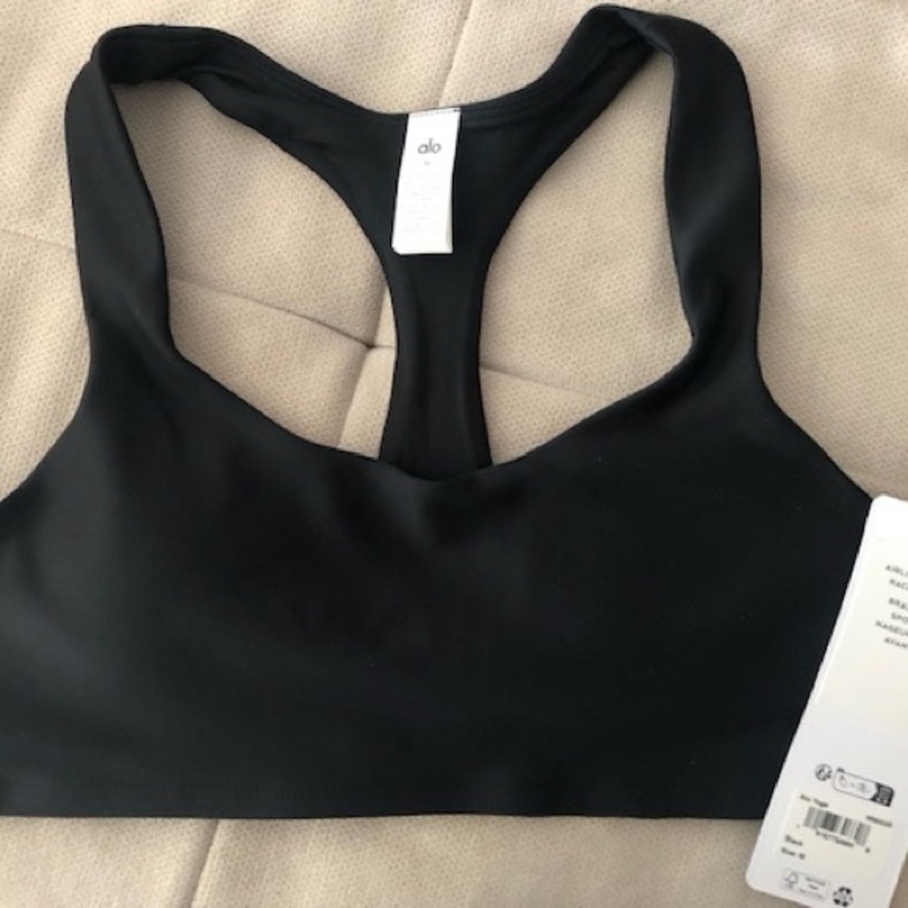 ALO Yoga Black Airlift advantage Bra